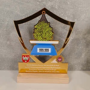Statuetka wędkarska - Największa waga złowionych ryb
