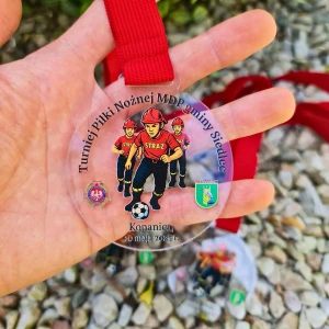 Medal Twój projekt Turniej Piłki nożnej strażaków