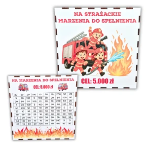 Skarbonka wykreślana dla strażaka