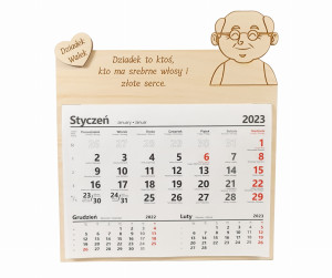 Kalendarz prezent na Dzień Dziadka