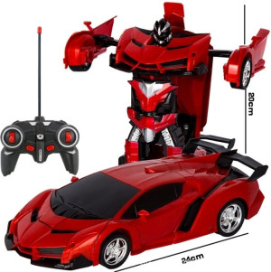2 in 1 Transformer RC Car Red