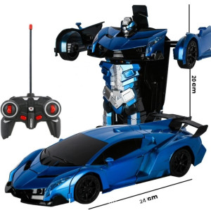 2 in 1 Transformer RC Car Blue