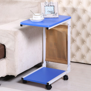 Universal Coffee Table for Living Room with Wheels Blue China
