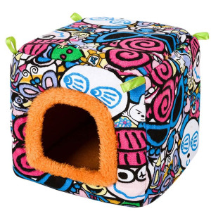 Grafitti Print Animal Hamster Bed Style 1