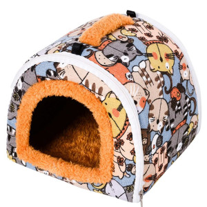 Grafitti Print Animal Hamster Bed Style 7