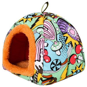 Grafitti Print Animal Hamster Bed Style 5