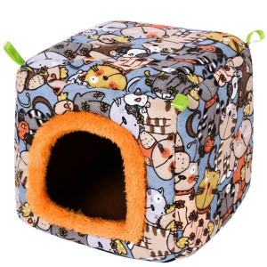 Grafitti Print Animal Hamster Bed Style 6