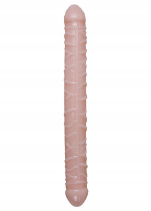 Penis podwójny dildo z żyłami sex lesbijski