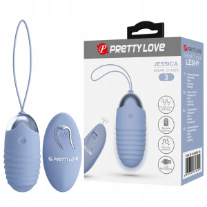 PRETTY LOVE - JESSICA Dream chaser 3, Blue, Wireless remote control 12 vibr