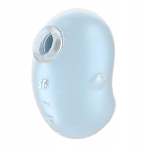 Masażer łechtaczki wibrator ssący powietrzem Satisfyer Cutie Ghost niebiesk