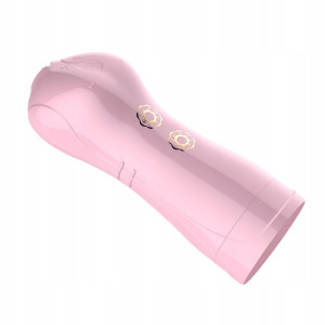 Masturbator-Vibrating and Flashing Masturbation Cup USB 7+7 Function / Talk