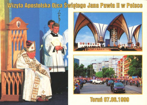 Pielgrzymka Jana Pawła II - Toruń