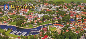 Węgorzewo - pocztówka panoramiczna