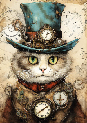 Steampunkowy Kot