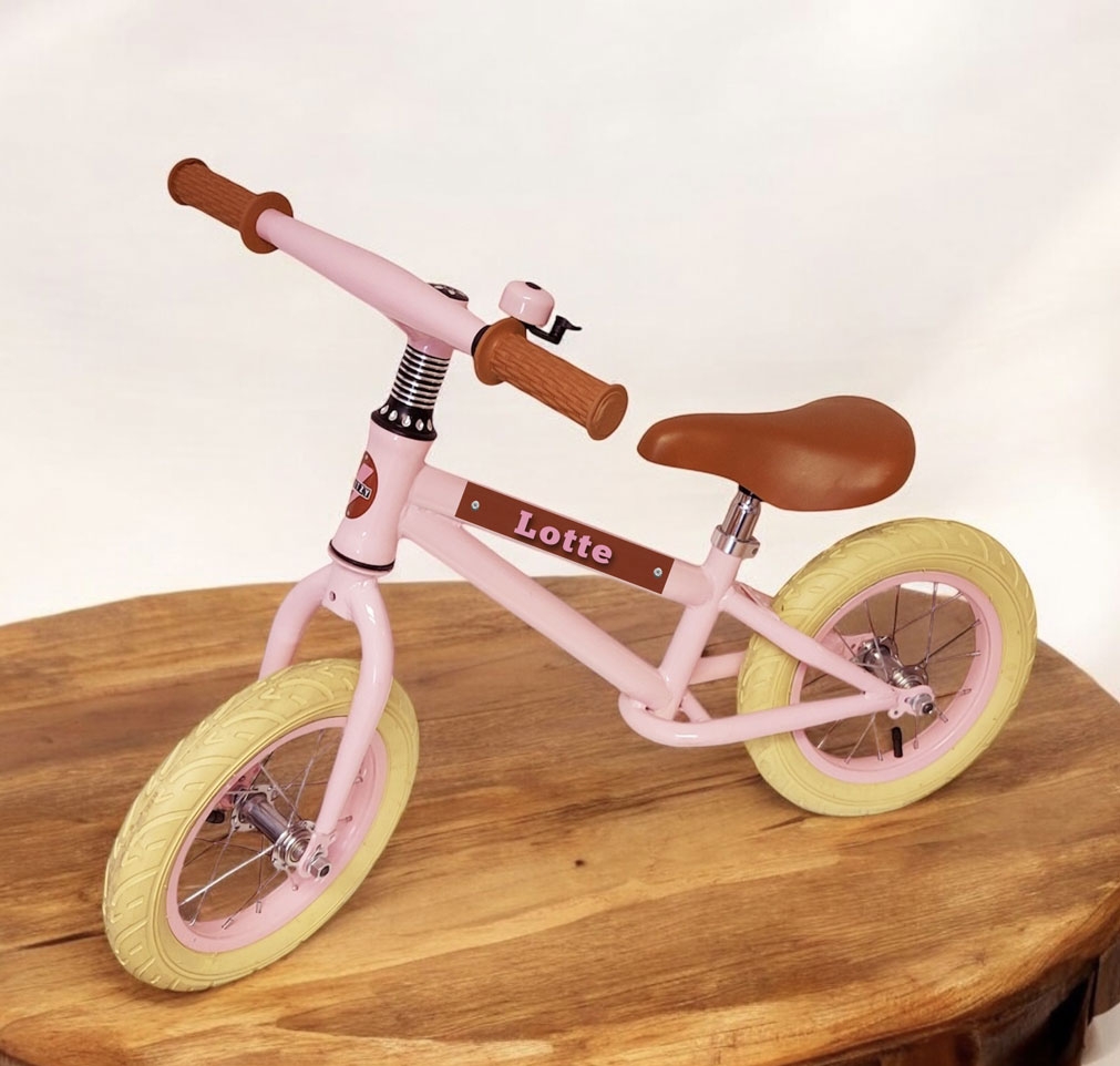 Loopfiets met naam | stalen loopfiets | loopfiets 2 jaar