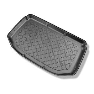 Méretre készült csomagtérszőnyegek: Chevrolet Aveo T300 Hatchback (06.2011-10.2020) - felső csomagtartó; autókhoz dupla padlós csomagtartókkal