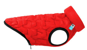 Ultralekka kurtka dwustronna dla małego psa Airy Vest UNI red pikowana