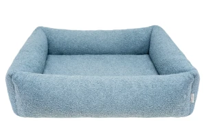Ortopedyczne legowisko Harmony Boucle niebieskie Bowl & Bone