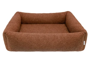 Ortopedyczne legowisko Harmony Boucle brązowe Bowl & Bone