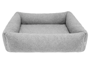 Ortopedyczne legowisko Harmony Boucle szare Bowl & Bone