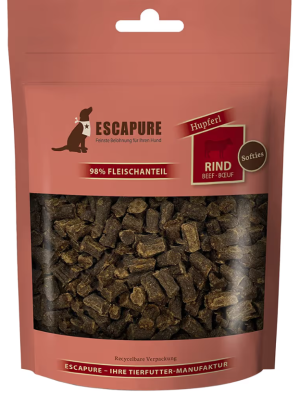Miękkie smakołyki treningowe Escapure Hupferl Softies Rind 150g wołowina