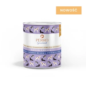 Karma mokra PERRO Gourmet JUNIOR Królik z dynią dla szczeniąt