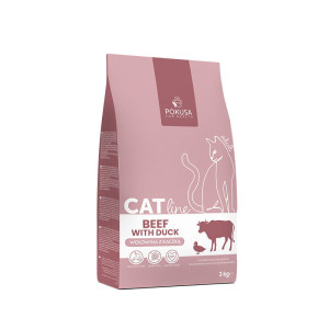 Karma sucha dla kota CatLine Pokusa Wołowina z Kaczką 3kg