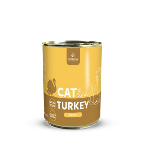 Karma mokra dla kota Indyk Adult POKUSA CatLine Monoprotein