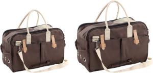 Torba transportowa dla psa i kota Boston Flamingo brązowa