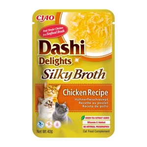 Karma uzupełniająca dla kota Kurczak Inaba Ciao Dashi Delights Silky Broth Chicken 40g