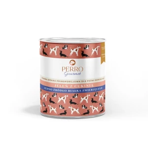 Karma mokra PERRO Gourmet Jeleń z cukinią bez podrobów dla psów dorosłych 800g