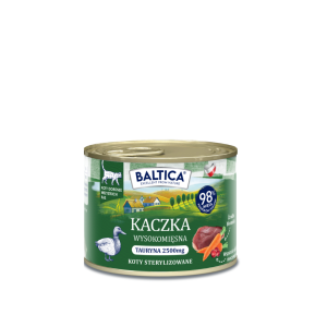 Mokra karma dla kota Kaczka BALTICA SMAKI REGIONÓW 185g