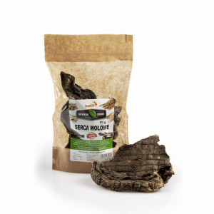 Suszone serca wołowe Balto 80g Premium - naturalny przysmak dla psa