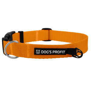 Obroża regulowana dla psa POMARAŃCZOWA JAK POMARAŃCZA - Dog's Profit