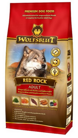 Wolfsblut Dog Red Rock Adult Kangur i Bataty 2 kg – bezzbożowa sucha karma dla psa alergika