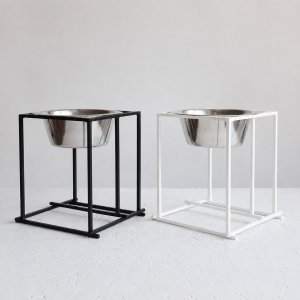 Bauhaus Single Bowl Hello Pets – pojedyncza miska podwyższana dla psa na metalowym stojaku