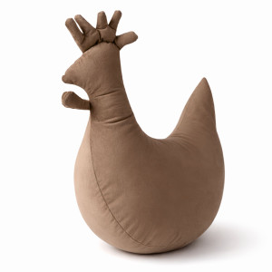 Poduszka do karmienia KURA Velvet - Brown toffi