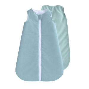 Śpiworek do spania BAWEŁNA BABY BLUE szałwia