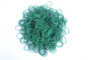 Wysyłka 24H - Gumki recepturki 30x1,5 mm zielone 1KG