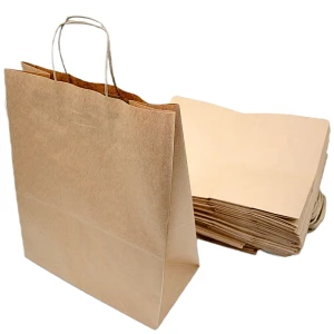 Wysyłka 24H - Torby papierowe duże 33x16x38 cm 100 sztuk