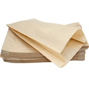 Wysyłka 24H - Torebki papierowe 15x6x29 cm do żywności brązowe - 1000 sztuk