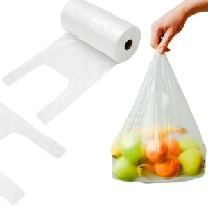 Reklamówki foliowe HDPE na rolce zrywki 10µ - 480 sztuk