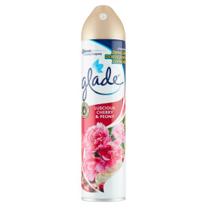 BRISE glade odświeżacz powietrza spray 300ml Lucious cherry & Peony Wiśnia & Piwonia