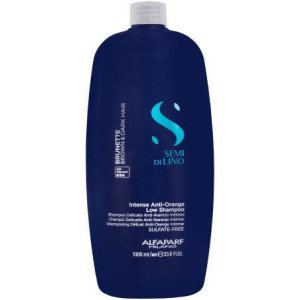 Alfaparf Semi Di Lino Intense Anti-Orange Low Shampoo - Szampon Do Włosów Brązowych 1000ml
