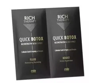 Mila Professional Rich Therapy Quick Botox z Keratyną, Botoks do Włosów, 2x12ml