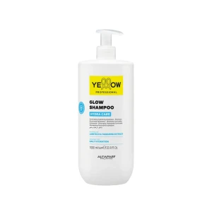 Yellow Hydra Care Glow shampoo 1000ml – nawilżający szampon rozświetlający do wszystkich rodzajów włosów