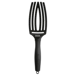 Olivia Garden Fingerbrush Full Black Combo M - szczotka do rozczesywania z włosiem dzika