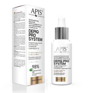 APIS Depiq Pro System Depigmentujący booster z arbutyną 1% i kompleksem rozjaśniającym 1% 30ml