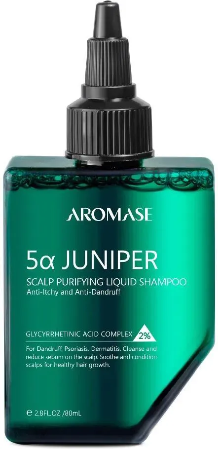 AROMASE 5α Juniper Scalp Purifying Liquid Shampoo 80ml