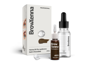 BrowXenna henna pudrowa #104 Bitter Chocolate 10ml+30ml